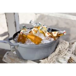 Staub Cocotte 31 Cm, Oval, Graphit-Grau, Gusseisen 11 Staub Cocotte 31 Cm, Oval, Graphit-Grau, Gusseisen -Zwilling Store 000010999