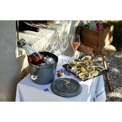 Staub Stieltopf 18 Cm, Gusseisen, Graphit-Grau -Zwilling Store 000016956