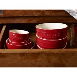 Staub Schüssel 14 Cm, Keramik, Kirsch-Rot 9 Staub Schüssel 14 Cm, Keramik, Kirsch-Rot -Zwilling Store 000017329