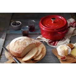 Staub Cocotte 24 Cm, Rund, Kirsch-Rot, Gusseisen 9 Staub Cocotte 24 Cm, Rund, Kirsch-Rot, Gusseisen -Zwilling Store 000017827