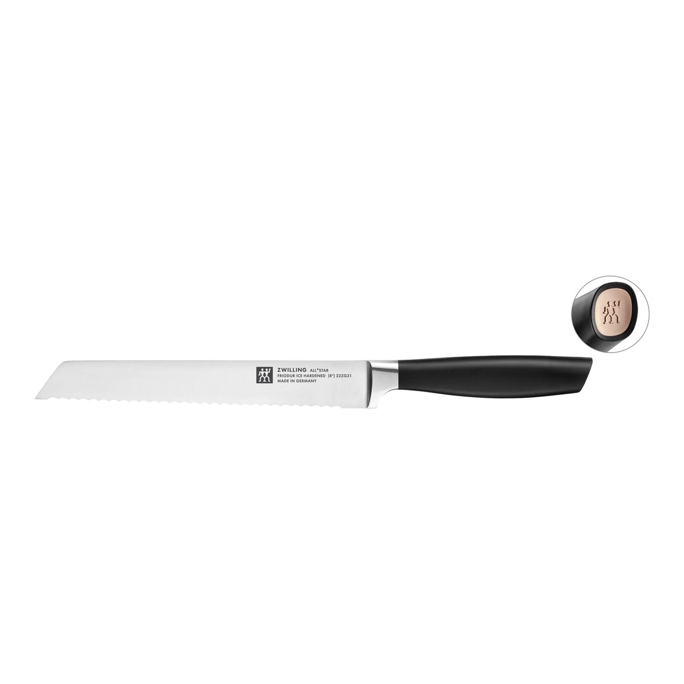 Zwilling Brotmesser 20 Cm, Rosegold 1 Zwilling Brotmesser 20 Cm, Rosegold