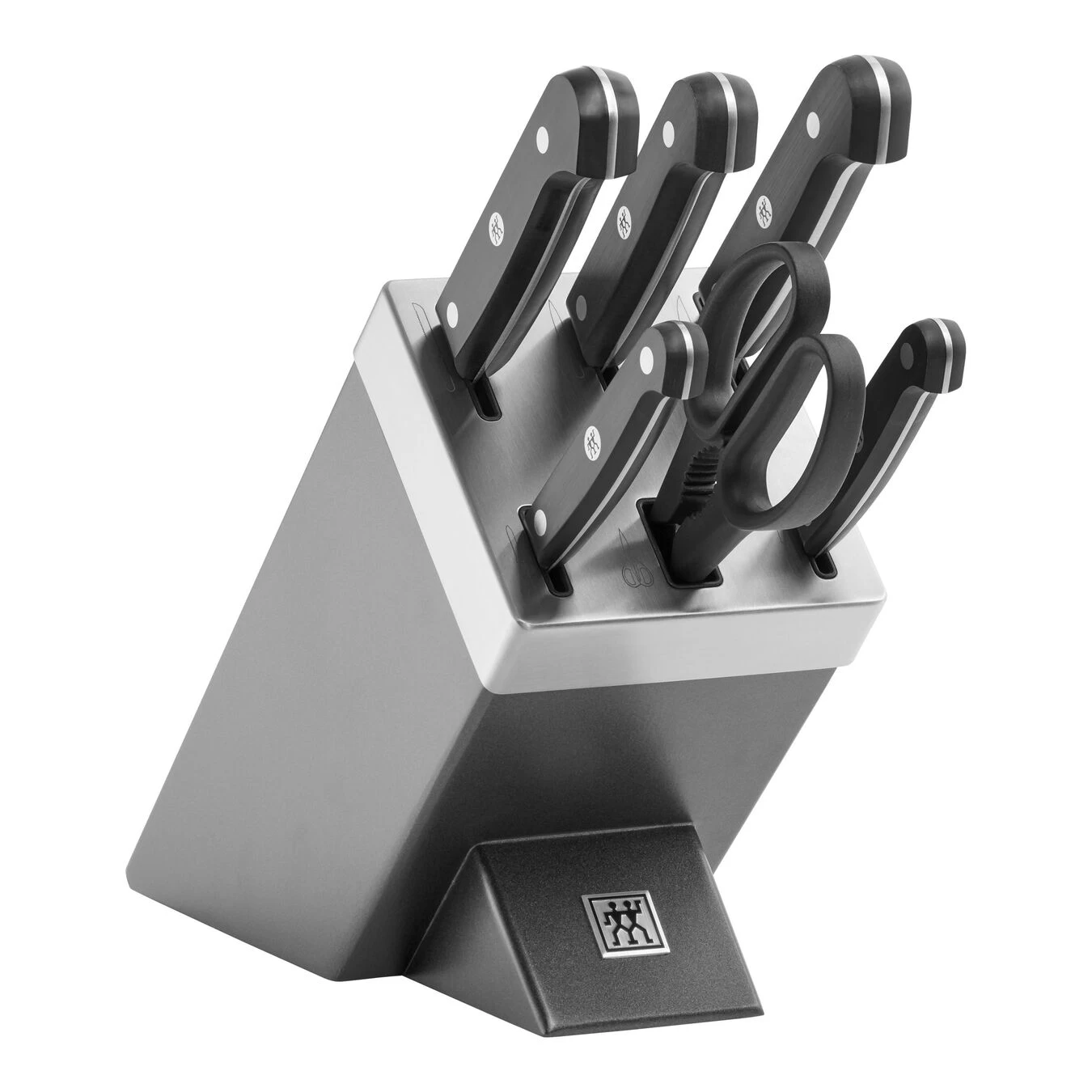 Zwilling Selbstschärfender Messerblock 7-tlg, Grau 1 Zwilling Selbstschärfender Messerblock 7-tlg, Grau