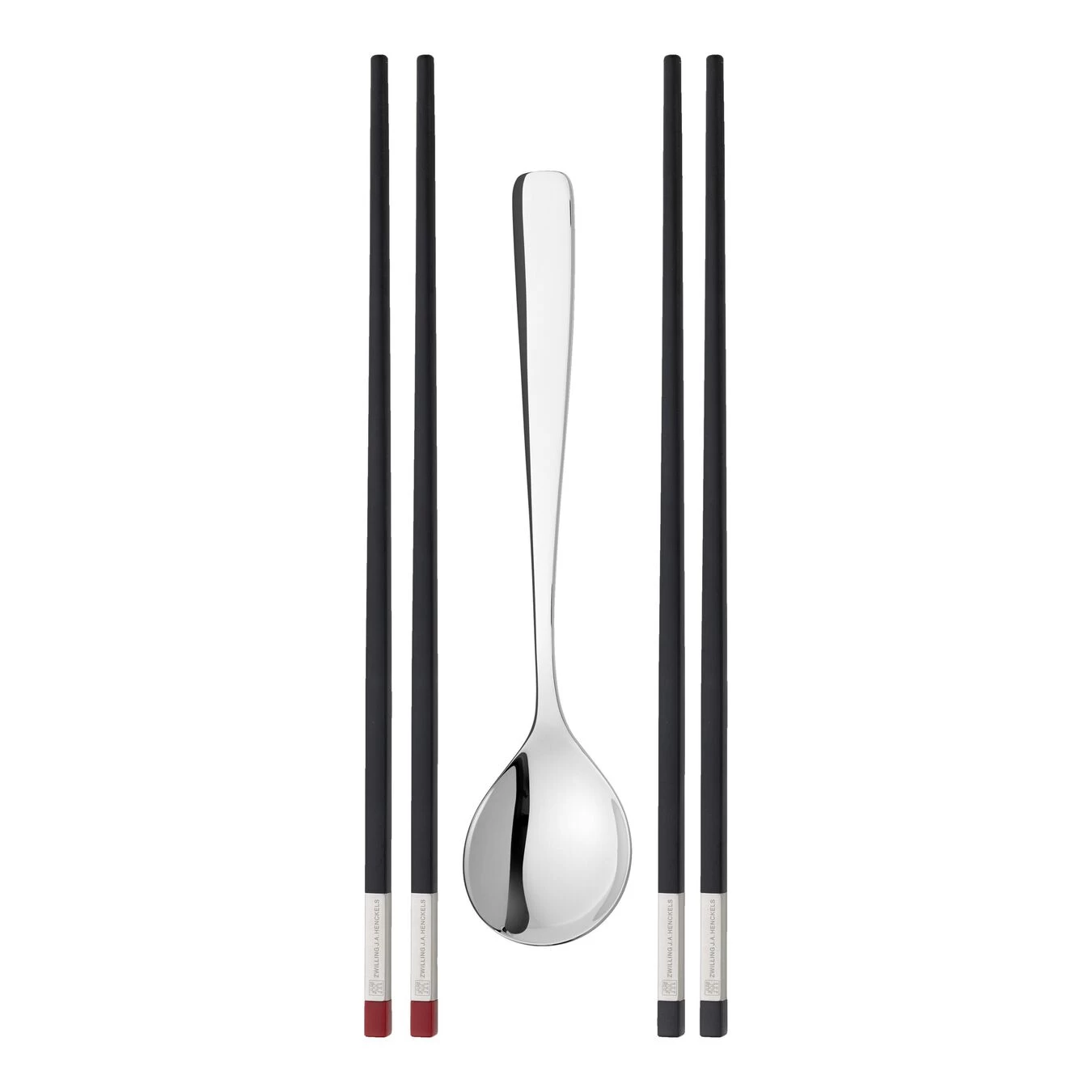 Zwilling Chopstick-Set, Klein 5-tlg, Mattiert/poliert 1 Zwilling Chopstick-Set, Klein 5-tlg, Mattiert/poliert