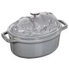 Staub Cocotte 17 Cm, Oval, Graphit-Grau, Gusseisen