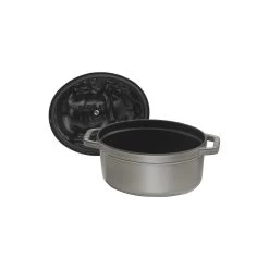 Staub Cocotte 17 Cm, Oval, Graphit-Grau, Gusseisen 11 Staub Cocotte 17 Cm, Oval, Graphit-Grau, Gusseisen -Zwilling Store 40500 176 0 6