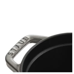 Staub Cocotte 17 Cm, Oval, Graphit-Grau, Gusseisen 9 Staub Cocotte 17 Cm, Oval, Graphit-Grau, Gusseisen -Zwilling Store 40500 176 0 7