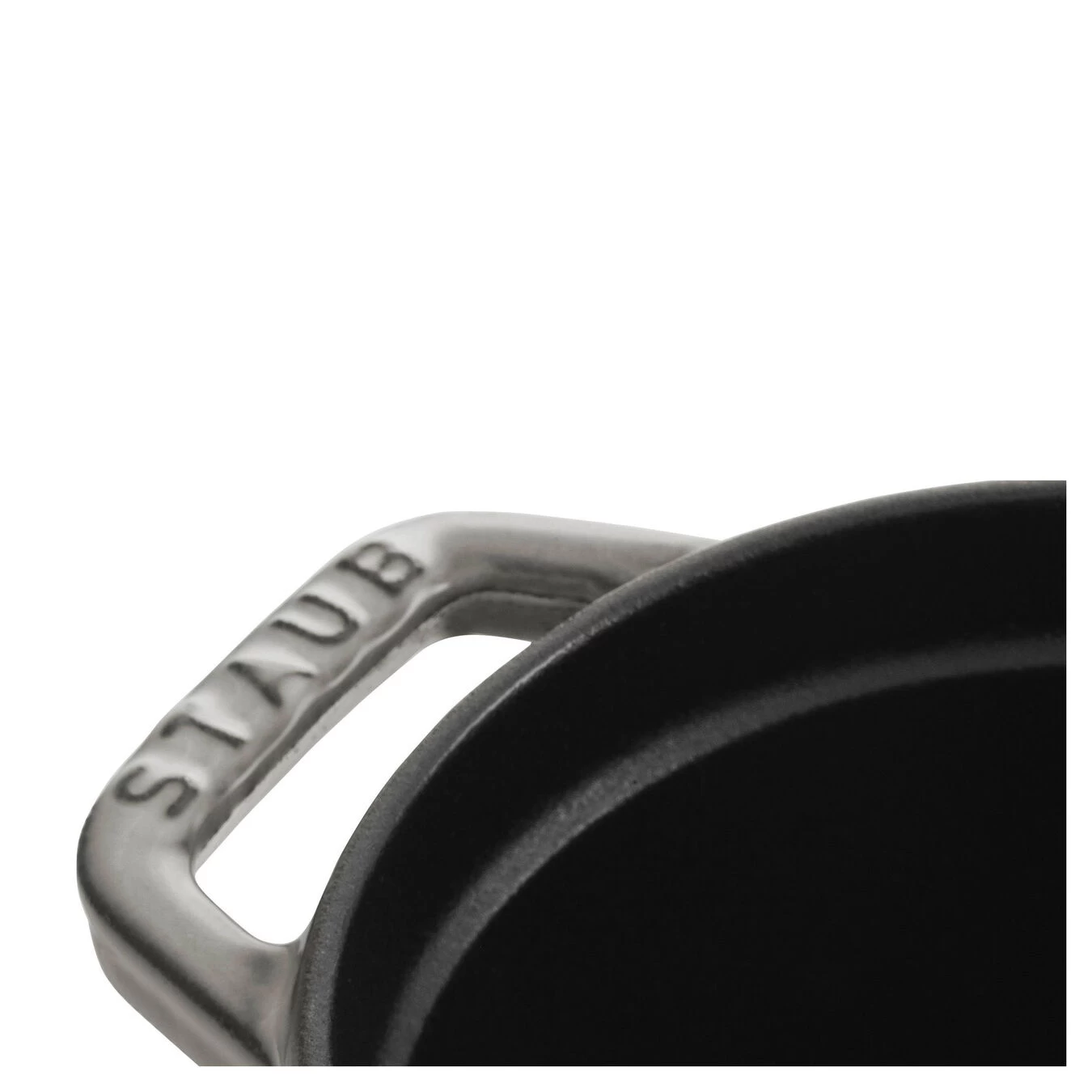 Staub Cocotte 17 Cm, Oval, Graphit-Grau, Gusseisen 4 Staub Cocotte 17 Cm, Oval, Graphit-Grau, Gusseisen – Bild 4