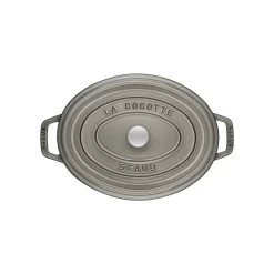 Staub Cocotte 31 Cm, Oval, Graphit-Grau, Gusseisen 8 Staub Cocotte 31 Cm, Oval, Graphit-Grau, Gusseisen -Zwilling Store 40500 236 0 2 1