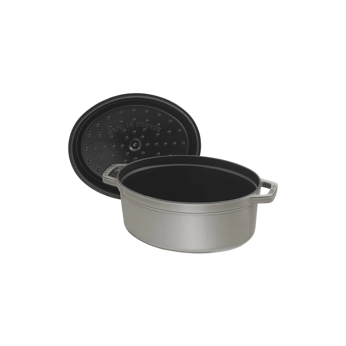 Staub Cocotte 31 Cm, Oval, Graphit-Grau, Gusseisen 2 Staub Cocotte 31 Cm, Oval, Graphit-Grau, Gusseisen – Bild 2