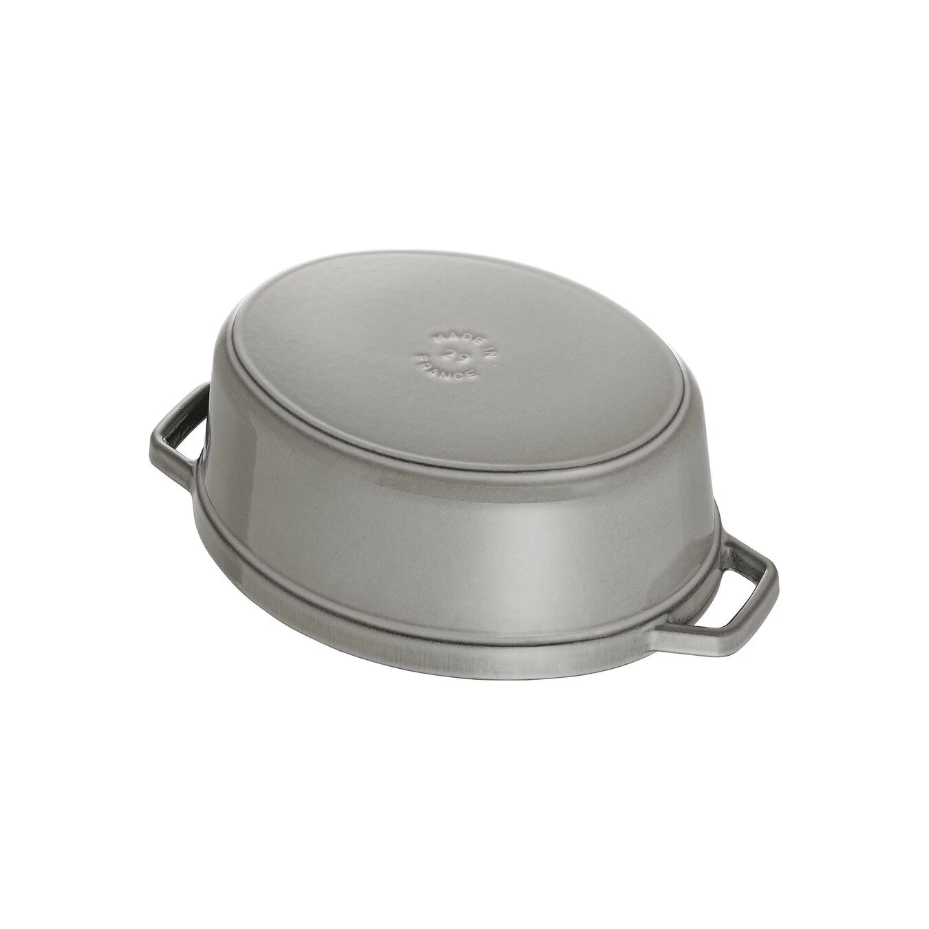 Staub Cocotte 17 Cm, Oval, Graphit-Grau, Gusseisen 4 Staub Cocotte 17 Cm, Oval, Graphit-Grau, Gusseisen – Bild 4