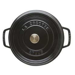 Staub Cocotte 24 Cm, Rund, Schwarz, Gusseisen 9 Staub Cocotte 24 Cm, Rund, Schwarz, Gusseisen -Zwilling Store 40500 241 0 3