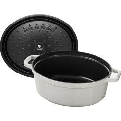 Staub Cocotte 23 Cm, Oval, Weisser Trüffel, Gusseisen -Zwilling Store 40501421 5