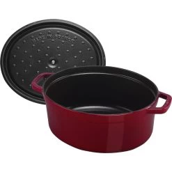 Staub Cocotte 31 Cm, Oval, Bordeaux, Gusseisen -Zwilling Store 40502 279 0 000000231