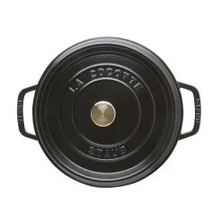 Staub Cocotte Tief 24 Cm, Rund, Schwarz, Gusseisen -Zwilling Store 40502285 3
