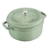 Staub Cocotte 18 Cm, Rund, Salbeigrün, Gusseisen