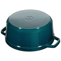 Staub Cocotte 24 Cm, Rund, La-Mer, Gusseisen -Zwilling Store 40508 654 0 2