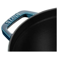 Staub Cocotte 24 Cm, Rund, La-Mer, Gusseisen -Zwilling Store 40508 654 0 3