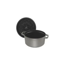 Staub Cocotte 26 Cm, Rund, Graphit-Grau, Gusseisen -Zwilling Store 40509 304 0 5 5