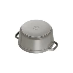 Staub Cocotte 18 Cm, Rund, Graphit-Grau, Gusseisen -Zwilling Store 40509 304 0 6