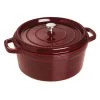 Staub Cocotte 28 Cm, Rund, Grenadine-Rot, Gusseisen