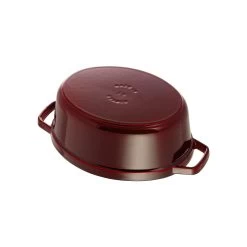 Staub Cocotte 29 Cm, Oval, Grenadine-Rot, Gusseisen -Zwilling Store 40509 364 0 6