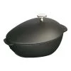 Staub Muscheltopf 25 Cm, Gusseisen, Schwarz