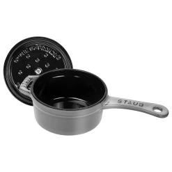 Staub Stieltopf 10 Cm, Gusseisen, Graphit-Grau -Zwilling Store 40509 536 0 6