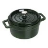 Staub Cocotte 22 Cm, Rund, Basilikum-Grün, Gusseisen