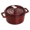 Staub Cocotte 22 Cm, Rund, Grenadine-Rot, Gusseisen