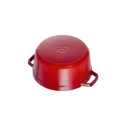Staub Cocotte 18 Cm, Rund, Kirsch-Rot, Gusseisen -Zwilling Store 40509 814 0 6