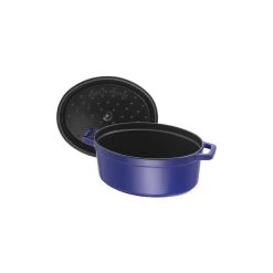 Staub Cocotte 33 Cm, Oval, Dunkelblau, Gusseisen 8 Staub Cocotte 33 Cm, Oval, Dunkelblau, Gusseisen -Zwilling Store 40510 288 0 5 1