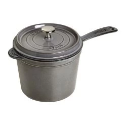 Staub Stieltopf 18 Cm, Gusseisen, Graphit-Grau -Zwilling Store 40510 316 0 2