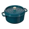 Staub Cocotte 20 Cm, Rund, La-Mer, Gusseisen