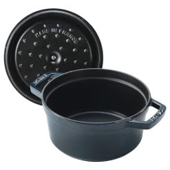 Staub Cocotte 20 Cm, Rund, La-Mer, Gusseisen -Zwilling Store 40510 593 0 3