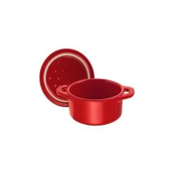 Staub Mini Cocotte 10 Cm, Rund, Kirsch-Rot, Keramik -Zwilling Store 40510 785 0 6