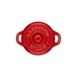 Staub Mini Cocotte 10 Cm, Rund, Kirsch-Rot, Keramik -Zwilling Store 40510 785 0 7