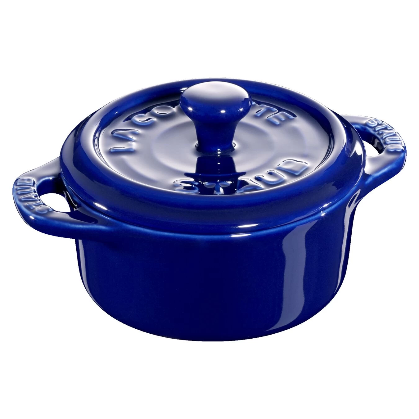 Staub Mini Cocotte 10 Cm, Rund, Dunkelblau, Keramik 1 Staub Mini Cocotte 10 Cm, Rund, Dunkelblau, Keramik
