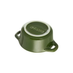 Staub Mini Cocotte 10 Cm, Rund, Basilikum-Grün, Keramik 9 Staub Mini Cocotte 10 Cm, Rund, Basilikum-Grün, Keramik -Zwilling Store 40510 787 0 5