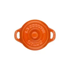 Staub Mini Cocotte 10 Cm, Rund, Orange, Keramik -Zwilling Store 40511 085 0 7