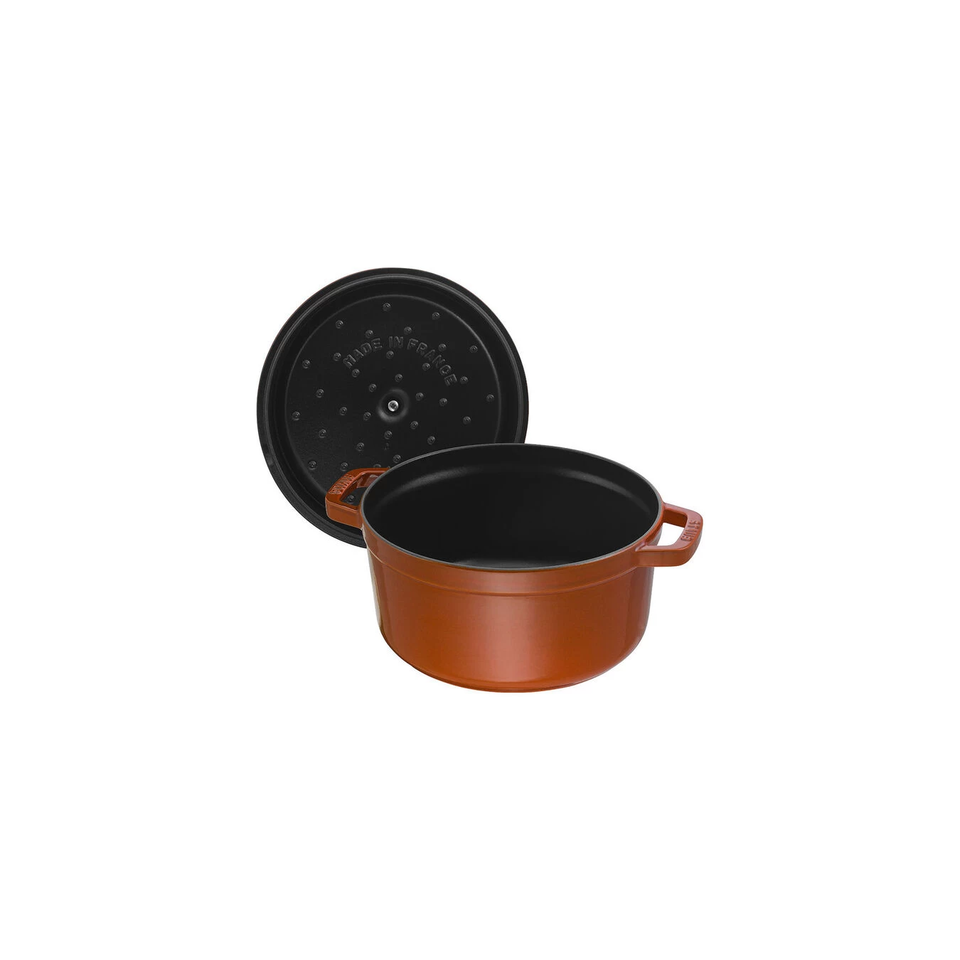 Staub Cocotte 28 Cm, Rund, Zimt, Gusseisen 2 Staub Cocotte 28 Cm, Rund, Zimt, Gusseisen – Bild 2