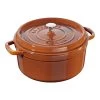 Staub Cocotte 26 Cm, Rund, Zimt, Gusseisen