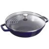 Staub Wok Mit Glasdeckel 30 Cm, Gusseisen