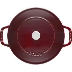 Staub Bräter Mit Chistera Drop-Structure 24 Cm, Gusseisen 10 Staub Bräter Mit Chistera Drop-Structure 24 Cm, Gusseisen -Zwilling Store 40511 512 0 5
