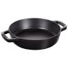 Staub Bratpfanne Mit 2 Griffen 20 Cm, Gusseisen, Schwarz