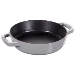 Staub Bratpfanne Mit 2 Griffen 20 Cm, Gusseisen, Graphit-Grau