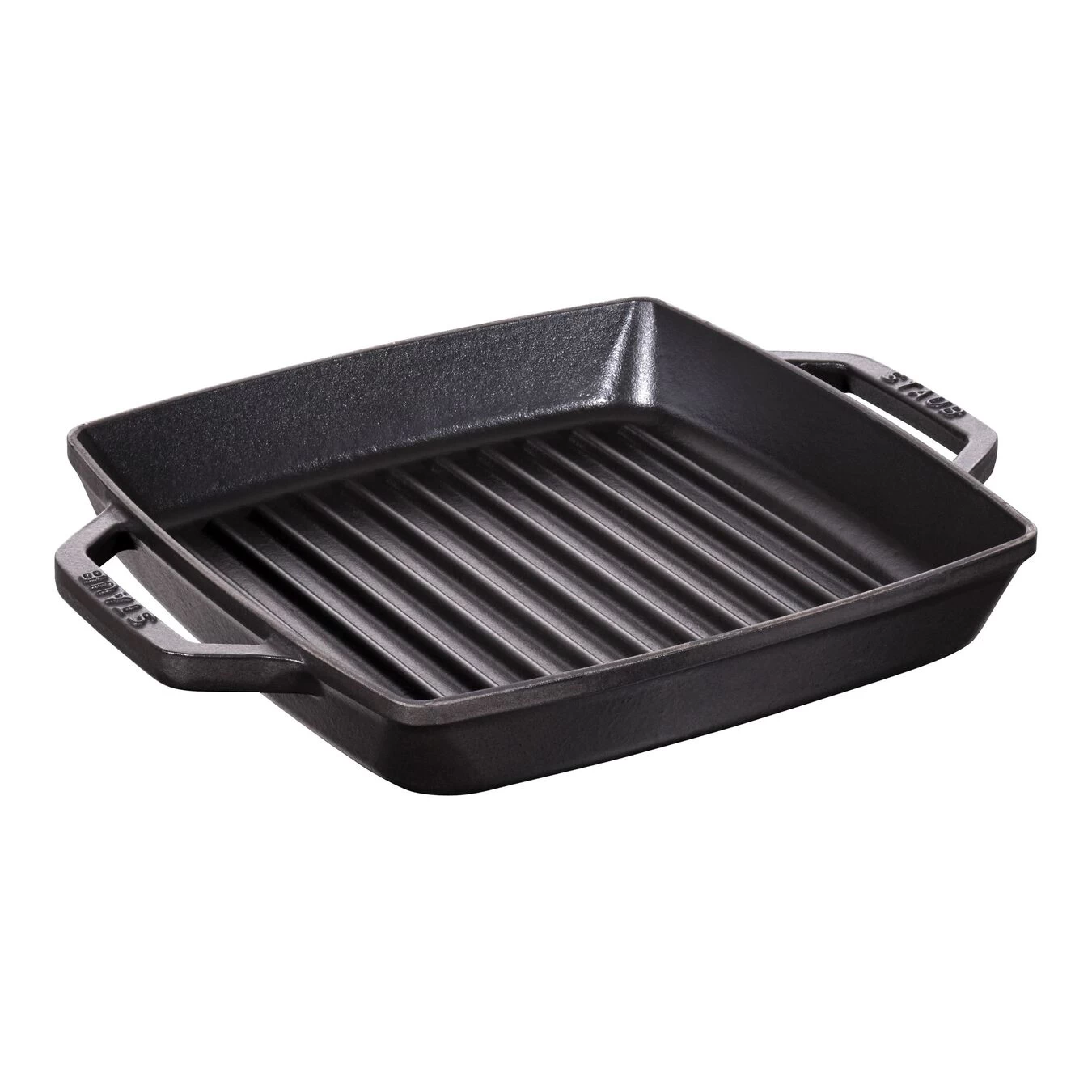 Staub Grillpfanne 23 X 23 Cm, Gusseisen, Schwarz 1 Staub Grillpfanne 23 X 23 Cm, Gusseisen, Schwarz