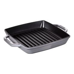 Staub Grillpfanne 23 X 23 Cm, Gusseisen, Graphit-Grau