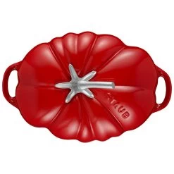 Staub Cocotte 25 Cm, Tomate, Kirsch-Rot, Gusseisen -Zwilling Store 40511 774 0 10