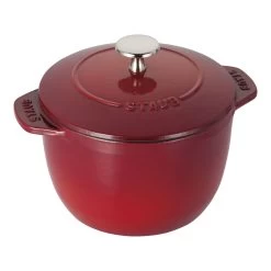 Staub Reis-Cocotte 16 Cm, Rund, Kirsch-Rot, Gusseisen