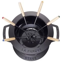 Staub Fondue Set 18 Cm, Schwarz -Zwilling Store 40511 971 0 3